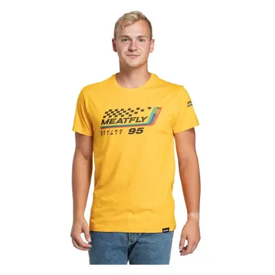 Meatfly pánské tričko Racing Spirit Deep Yellow | Žlutá 99802695