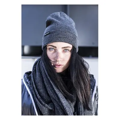 Urban Classics Čepice Basic Flap Beanie - tmavě šedá 91377040