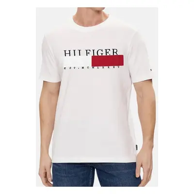 Pánské bílé triko Tommy Hilfiger 55765 91586983