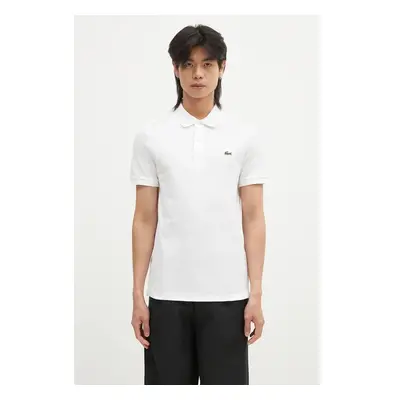 Bavlněné polo tričko Lacoste bílá barva, PH4012-001 84019825