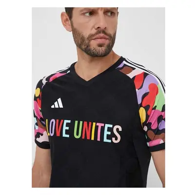 Tréninkové tričko adidas Performance Pride Tiro černá barva 83074890