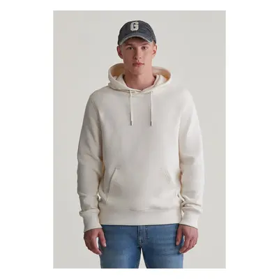 MIKINA GANT WAFFLE HOODIE CREAM 99405474