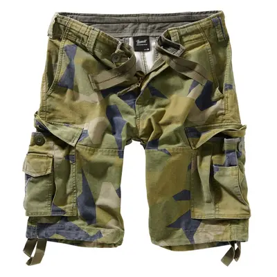 Kraťasy Brandit Vintage Cargo Shorts - swedish camo 60180843