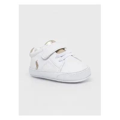 Dětské sneakers boty Polo Ralph Lauren THERON V PS LAYETTE bílá barva, 99837346