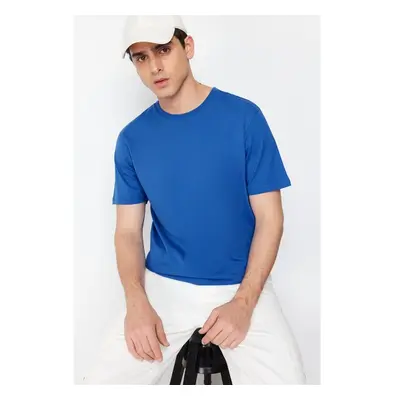 Trendyol Blue 100% Regular/Normal Cut T-Shirt 99791087