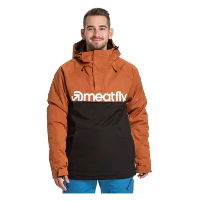 Meatfly pánská SNB & SKI bunda Slinger Premium Brown/Black | Hnědá 75336151