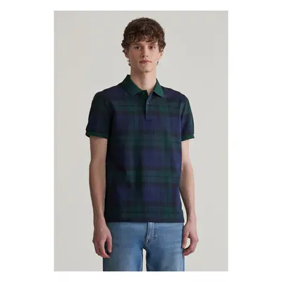 POLOKOŠILE GANT JACQUARD SS POLO TARTAN GREEN 99405477