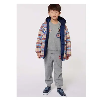 Dětské tepláky Kenzo Kids šedá barva, melanžové, K60793 99440478