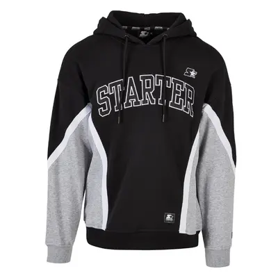 Starter Black Label Starter Throwback Hoody černá/heathergrey 87562772