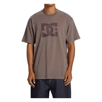 Dc shoes pánské tričko Star Pigment Dye Plum Truffle Enzyme Wash | 100209517