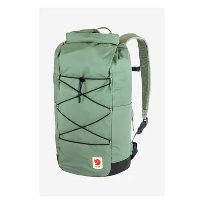 Batoh Fjallraven High Coast Roll26 zelená barva, velký, hladký, F23224 84017949