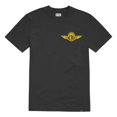 Etnies pánské tričko Wings Black/Yellow | Černá | 100% bavlna 92051313