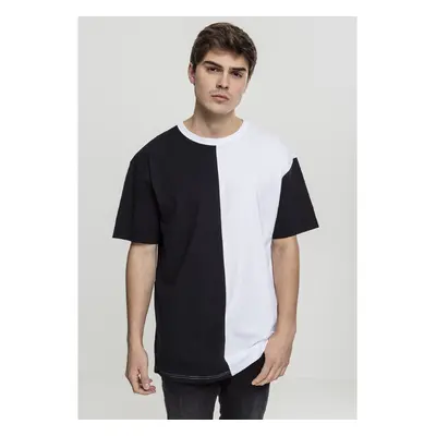 Urban Classics Oversize tričko Harlekýn blk/wht 89526084