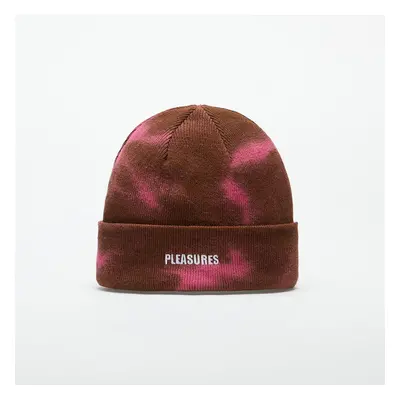 Čepice PLEASURES Impact Dyed Beanie Brown/ Pink Universal 87684082