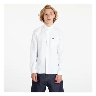 Košile FRED PERRY Oxford Shirt White M 95950487