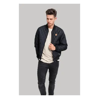 Urban Classics Diamond Quilt Nylon Jacket černá 91363314