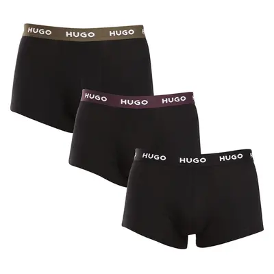 3PACK pánské boxerky HUGO černé (50517878 988) 100213566