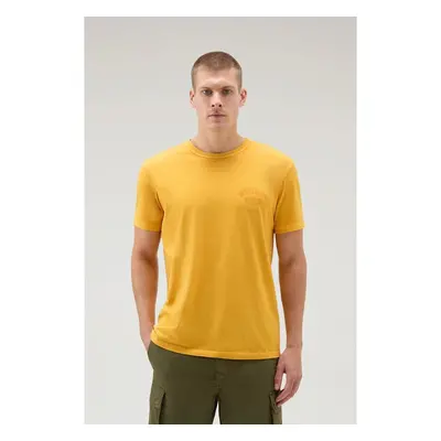 TRIČKO WOOLRICH GARMENT DYED LOGO T-SHIRT 90266600