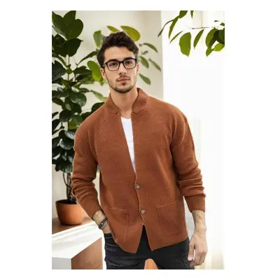 87095 Dewberry Mens Knitwear Cardigan-TILE 99804374