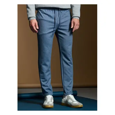 Sinsay - Kalhoty Jogger slim fit - námořnická modrá 100026575