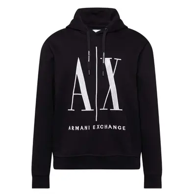 ARMANI EXCHANGE Mikina černá / bílá 91113248