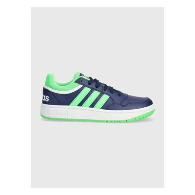 Dětské sneakers boty adidas Originals HOOPS 3.0 K zelená barva 89365336