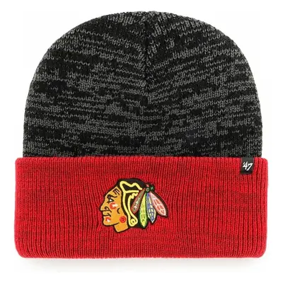 Zimní čepice 47 Brand Two Tone Brain Freeze Cuff Knit NHL Chicago 99600959