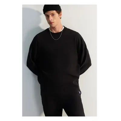 Trendyol Black Oversize/Wide Cut Limited Edition Textured Label 99806653