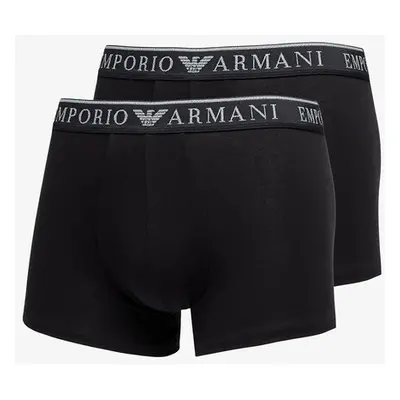 Boxerky EA7 Emporio Armani Mens Knit Trunk 2-Pack Nero/ Nero XL 100265688