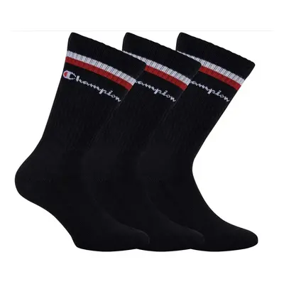 Champion crew classics stripes x3 BLACK RED/WHITE STRIPES 100162483