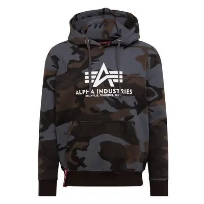 ALPHA INDUSTRIES Mikina hnědá / šedá / černá / bílá 62478633