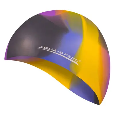 AQUA SPEED Unisexs Swimming Cap Bunt Pattern 46 84461296