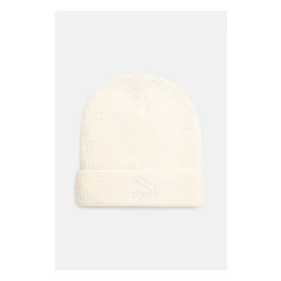 Čepice Puma Classics Mid Fit Beanie béžová barva, z husté pleteniny, 99287550