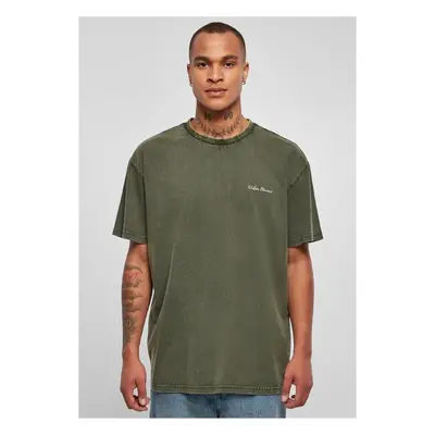 Urban Classics Oversized Small Embroidery Tee bottlegreen 89529564