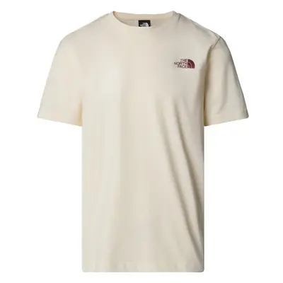 The north face m s/s tee WHITE DUNE 99978150