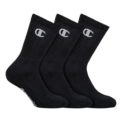 Champion CREW SOCKS LEGACY X3 ONE COLOR LOGO BLACK 100162472