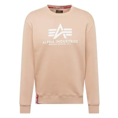 ALPHA INDUSTRIES Mikina broskvová / bílá 96940526