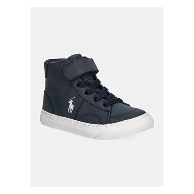 Dětské sneakers boty Polo Ralph Lauren RYLEY MID tmavomodrá barva, 99279231