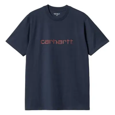 TRIKO CARHARTT WIP Script S/S - modrá - 99993612