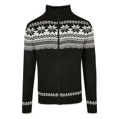 Pánský svetr Brandit Cardigan Norweger - černý 100030446