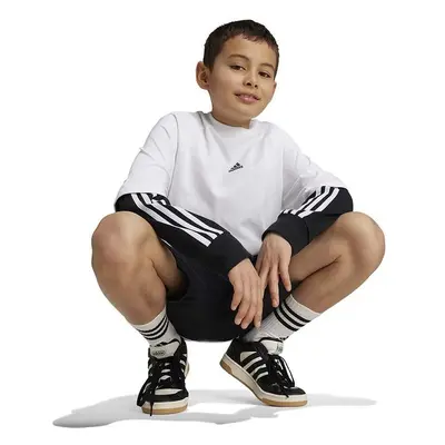 Dětské tričko s dlouhým rukávem adidas JAM 2IN1 LS bílá barva, s 93827541