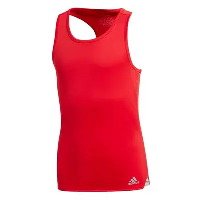 Dívčí tílko adidas Club Tank Red 140 cm 99600204