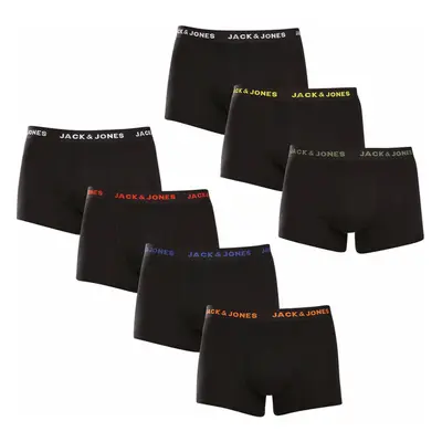 7PACK pánské boxerky Jack and Jones černé (12165587) 62424010