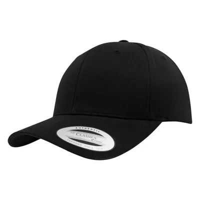 Flexfit Zakřivený klasický snapback černý 87554321