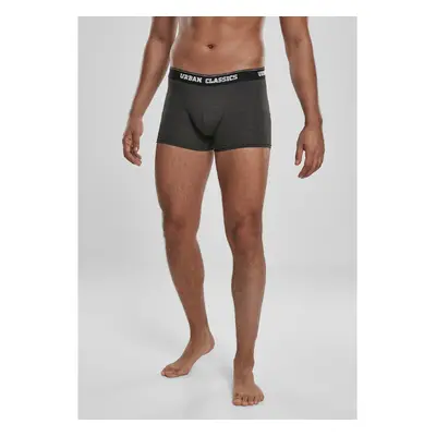 Urban Classics Boxerky 3-balení se značkou AOP/black/charcoal 89520900