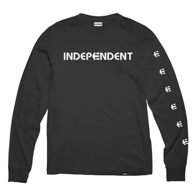 Etnies pánské tričko Independent L/S Black | Černá 85220900