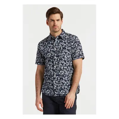 KOŠILE GANT REG FLORAL COTTON LINEN SS SHIRT MARINE 78397903