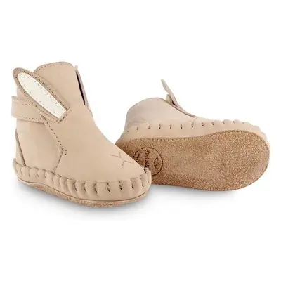 Kojenecké kožené boty Donsje Kapi Classic Booties Bunny béžová barva, 99019254