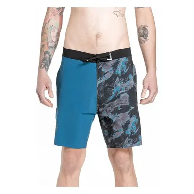 Meatfly pánské plavky Ernie Boardshorts 19 Mossy Petrol | Modrá 93719896