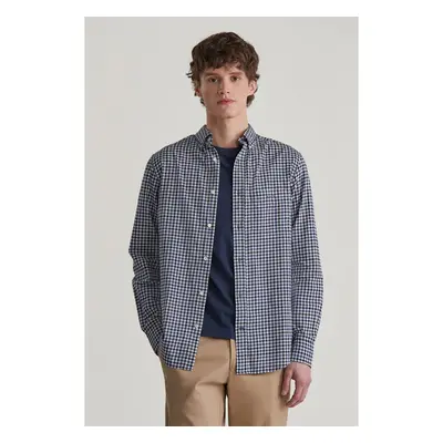 KOŠILE GANT REG LIGHT TWILL GINGHAM SHIRT SAILOR NAVY 99943927